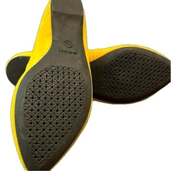 EUC GEOX Respira Women’s Wleslie Ballerina Flats, Acid Yellow, Size 36 - Picture 2 of 5